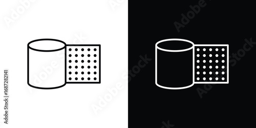 Bubble wrap icon design elements pack. Vector symbols for UI Designs