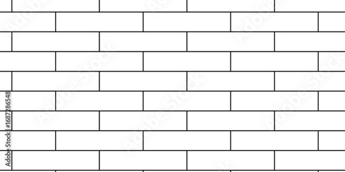 Pavement seamless mosaic stone concrete wall surface tiles. subway vector block rock white brick wall texture background.	