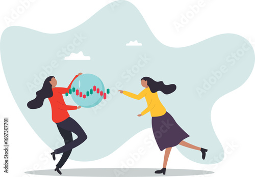 Forecast or prediction, investment opportunity, fortune teller to see stock market or economic direction, trend or business vision.about a man and his life.
