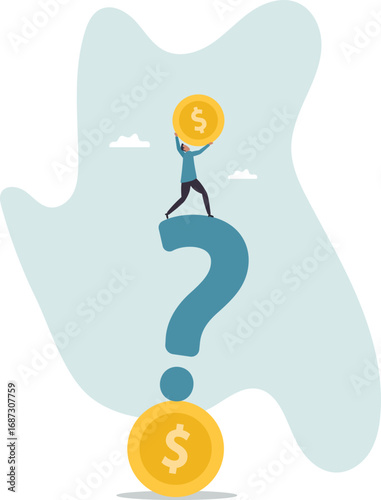Money question, where to invest, pay off debt or invest to earn profit, financial choice or alternative to make decision.about a man and his life.