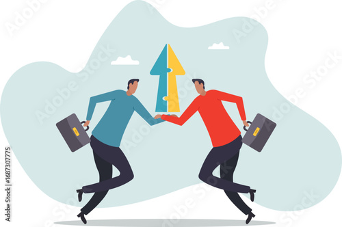 Joint venture business partnership agree to share resource and work together to achieve same goal, merge or acquisition,about a man and his life.