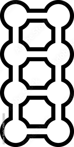 Structured composition of dots arranged in a rectangular pattern.