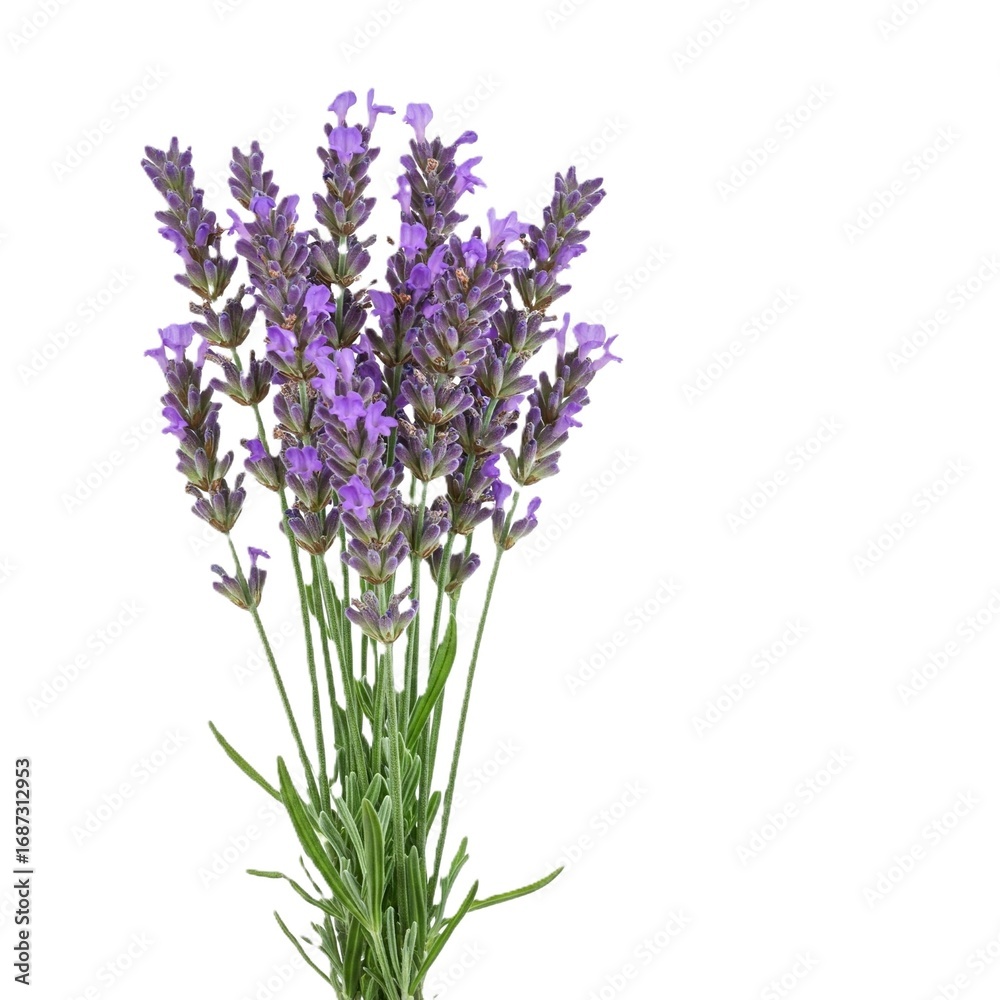 Obraz premium lavender isolated on white background