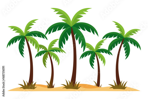 palm tree vector illustration