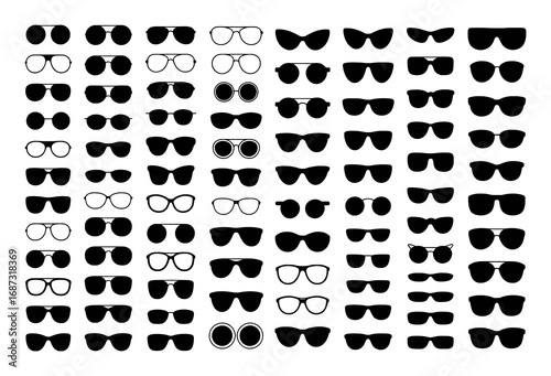 A Collection of Diverse Eyewear Styles and Silhouettes