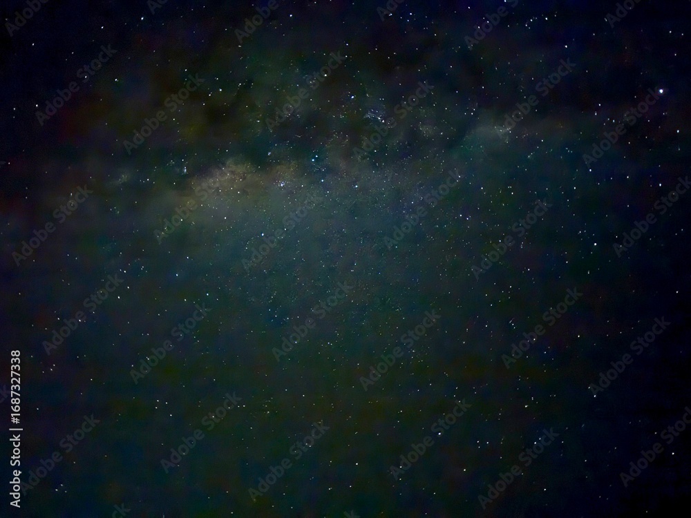 Obraz premium Starry night in New Zealand with Milky way view