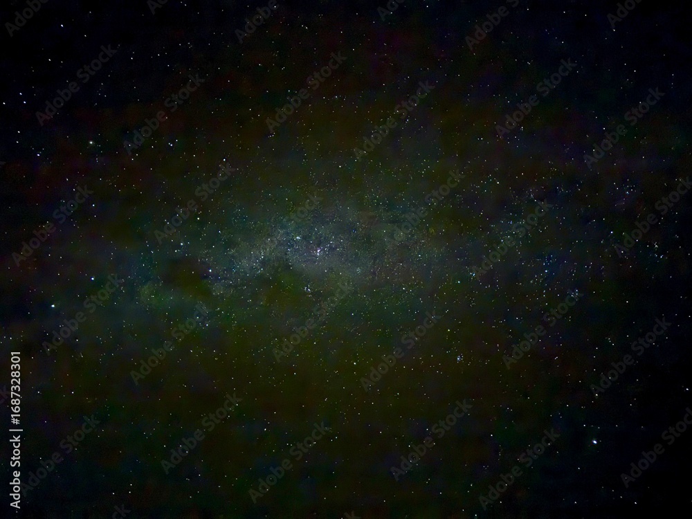 Obraz premium Starry night in New Zealand with Milky way view