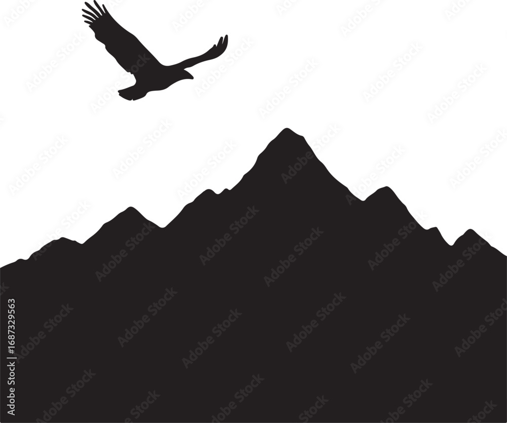 Obraz premium hill illustration
