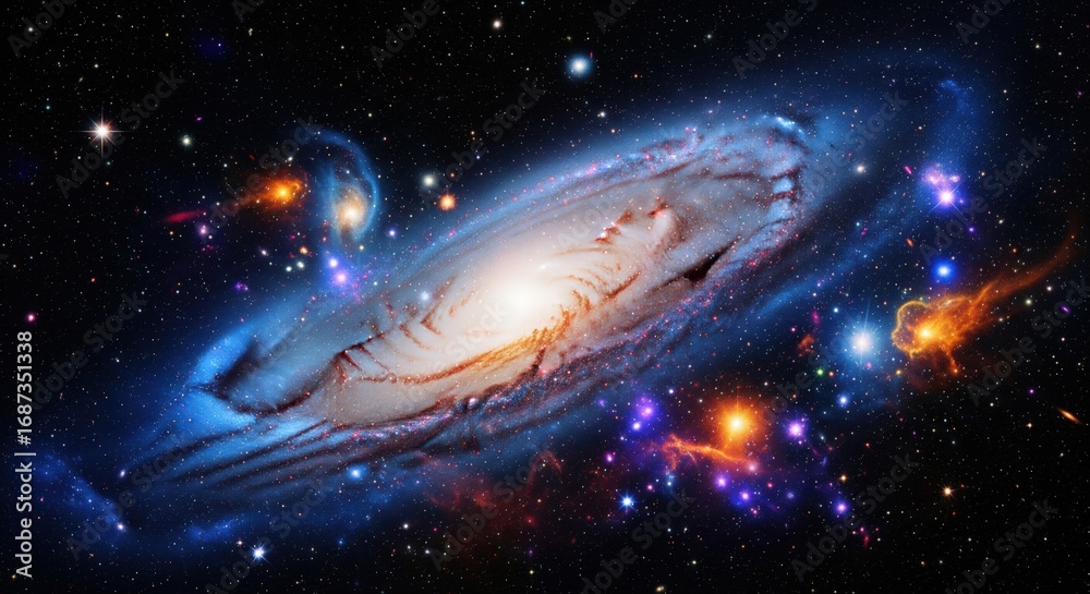 Fototapeta premium Captivating Galaxy Desktop Wallpaper 