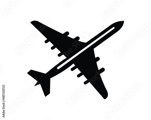 Airplane company logo design for travel and aviation business