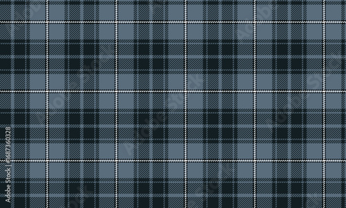 Seamless plaid patterns in dark green, blue, and white convey a modern, cool, and simple feel. Perfect for shirts, skirts, dresses, or pants that require a classic, vibrant look.