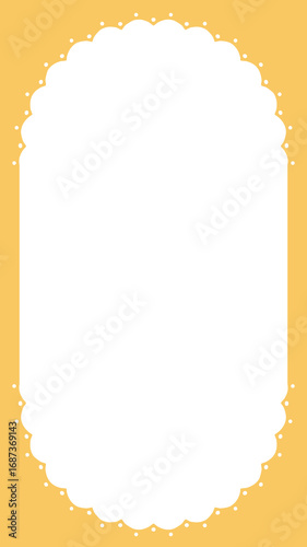 Golden background with a frame white background