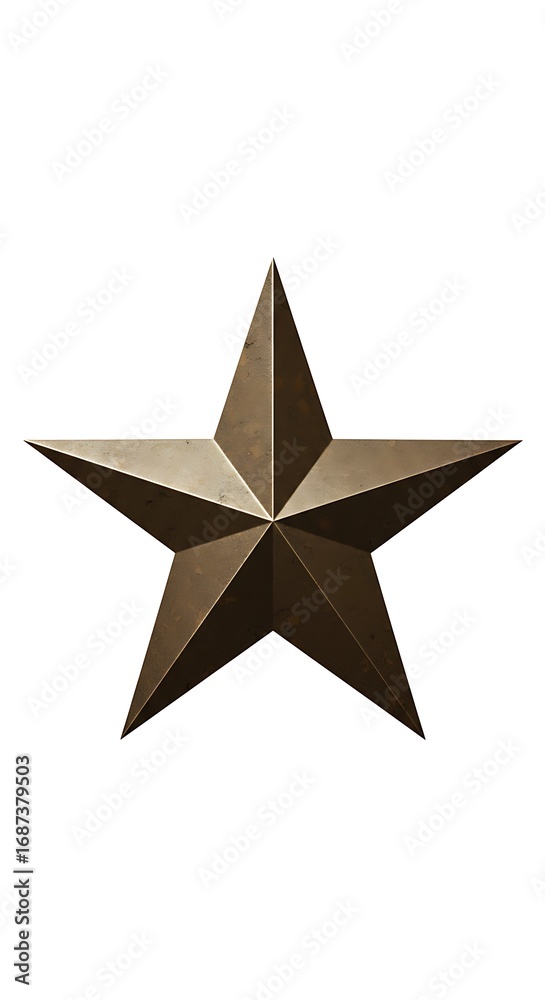 Obraz premium Bronze Star's Shadow