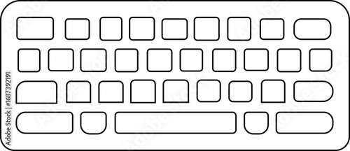keyboard down glyph flat vector icon, Computer keyboard black line icon ,Editable design icon of keyboard and electronic device infographics. digital devices concepts Vector Modern design.,