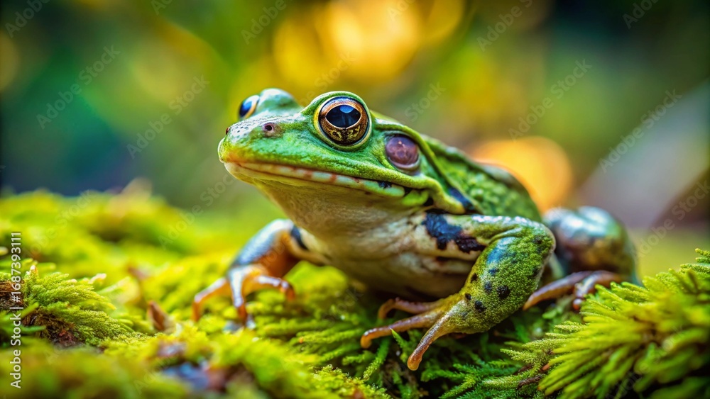 Fototapeta premium frog in the grass