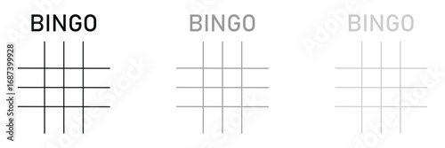 Bingo board icon. lottery tickets sign. lotto bingo cards symbol. flat style. vector illustration. eps 10 .