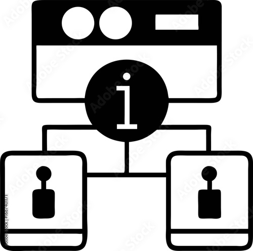 Diagram of Information Network with User Connections A Conceptual Design for Online Data Communication & System Details