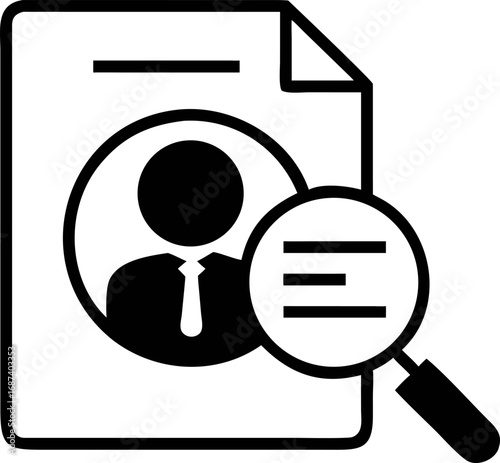 Resume Search Exploring Candidate Profiles and Qualifications with a Magnifying Glass for Job Application Review