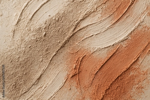 Macro Abstract Clay and Chalk Textures