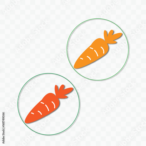 carrot, heath vector