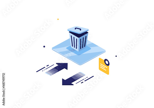 Digital waste management solutions for sustainable data deletion and recycling processes
