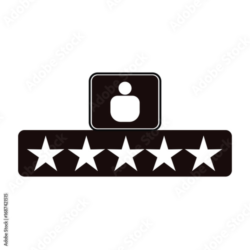 review icon. vector illustration