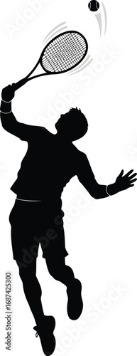 Professional chef silhouette holding frying pan and spatula ready to cook