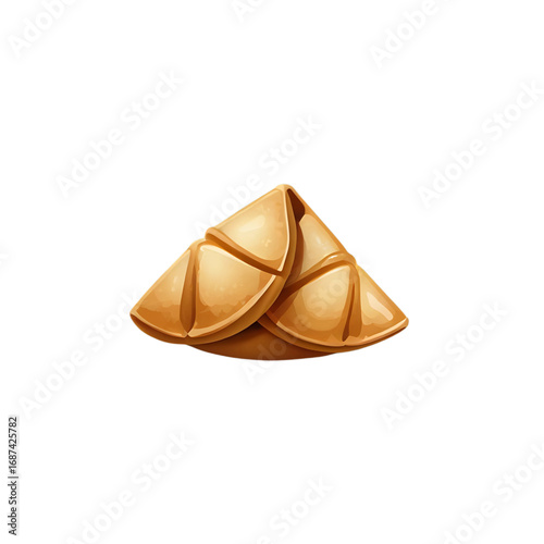 Kino vector fortune cookie illustration