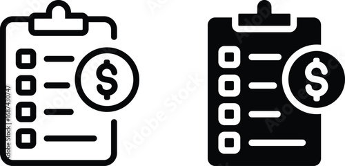 Financial Checklist Icon