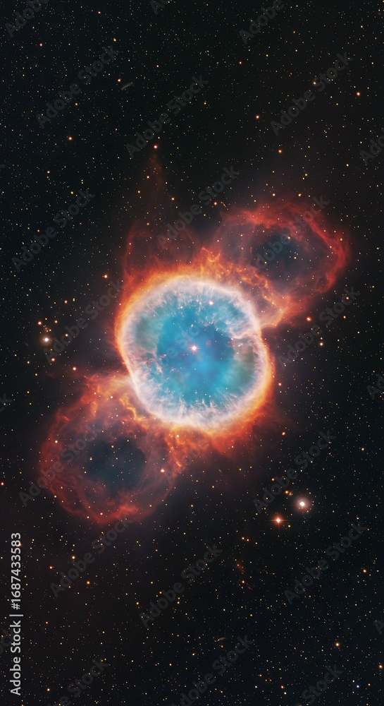 Naklejka premium Cosmic Embrace