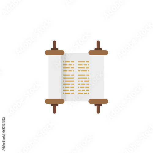 Ancient Scroll of Religious Texts.
