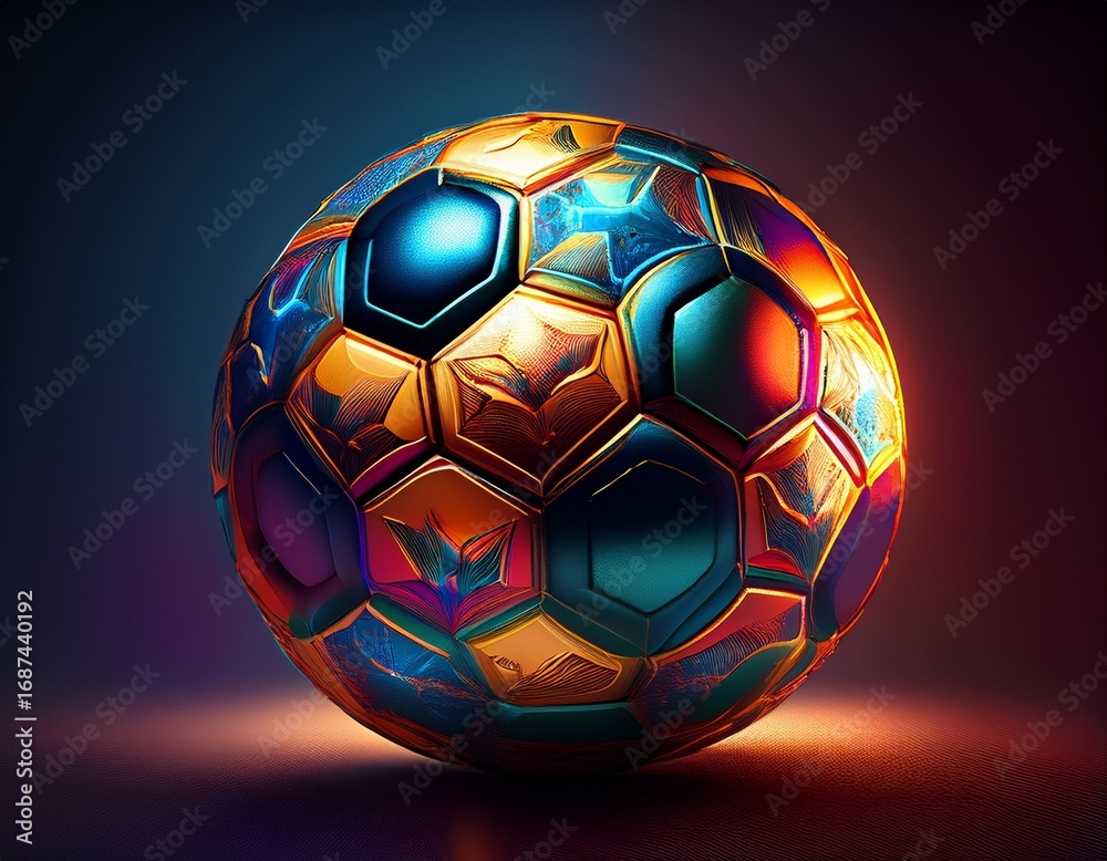 Fototapeta premium soccer ball isolated