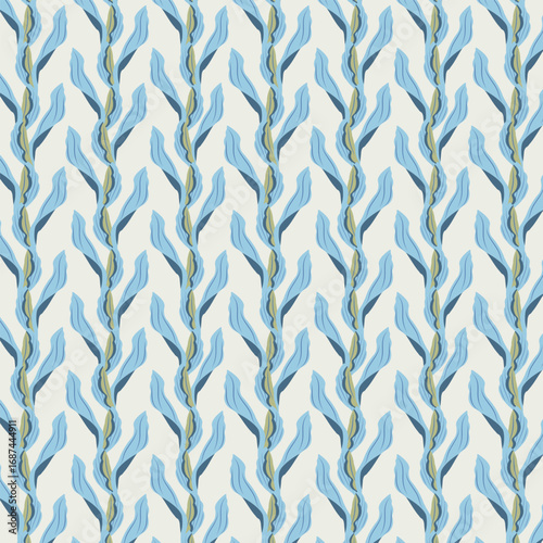 Botanical bliss seamless vector pattern