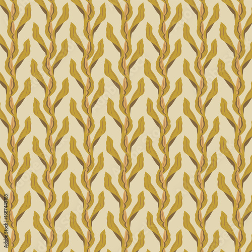 Botanical bliss seamless vector pattern