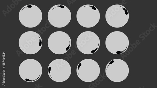 Circular Swirls Animation | Frame by Frame Vector Sequence