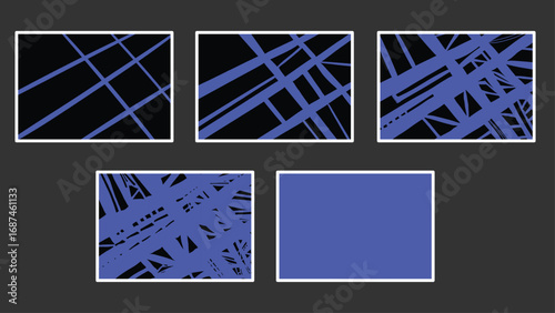 Screen Crack Transition | Frame by Frame Vector Animation Sequence