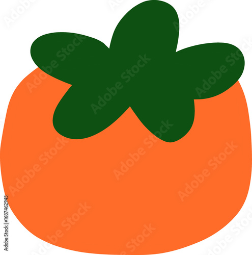 Fresh orange isolated on transparent background