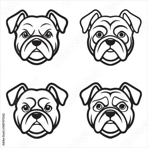 A Courageous and Playful Bulldog, a Stubborn yet Affectionate Dog Known for its Endearing Personality and Lovable, Iconic Appearance