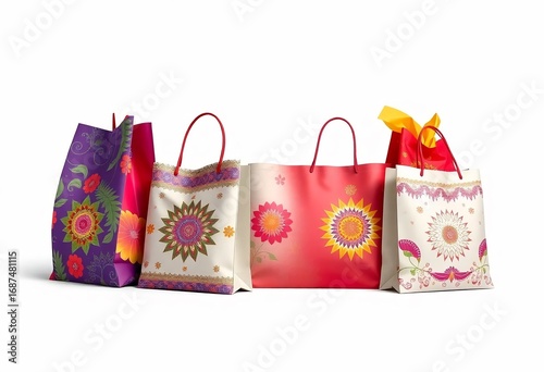 Deepavali Diwali Shopping Bags With Festive