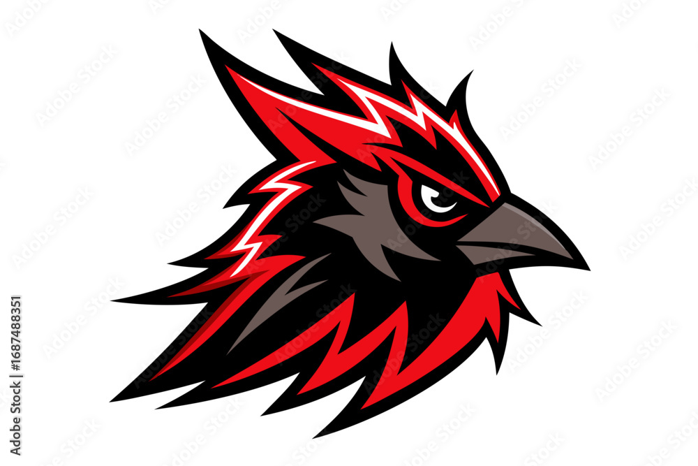 Obraz premium head of a rooster