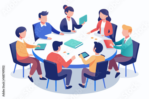 group of business people