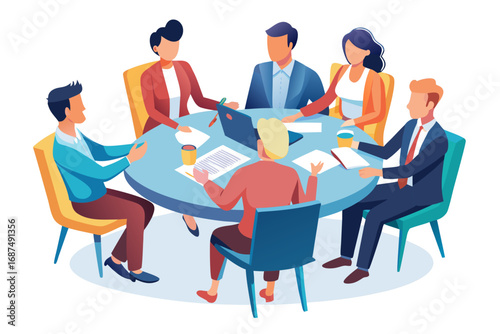 business team meeting around the world