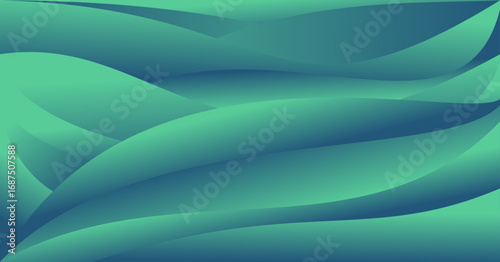 Abstract Gradient Background in for Facebook and Twitter Banners. Modern Abstract Waves Background for Social Media Covers and Web Banners.