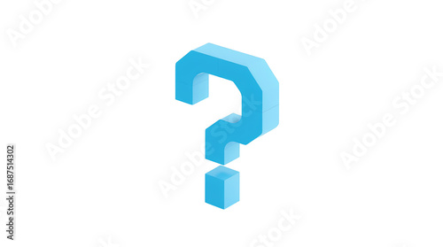 3D Pixelated Question Mark – Blocky Light Blue Geometric Symbol Isolated on Transparent Background Free Download 3D Pixelated Question Mark – Blocky Light Blue Geometric Symbol Isolated on Transparent Background - GFXLoad
