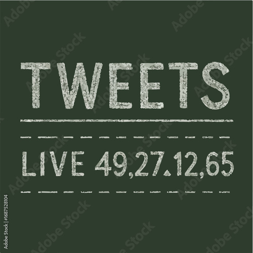 Chalkboard Stock Ticker
