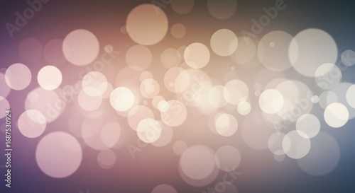 Blurred Light Abstract Background in Teal Pink and Beige Bokeh Circles Elegant Backdrop for Design and Photography with Soft Focus