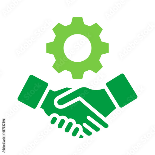 Relationship Icon Vector Illustration Green Version