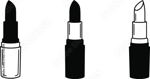 various lipsticks displayed in different colors and styles