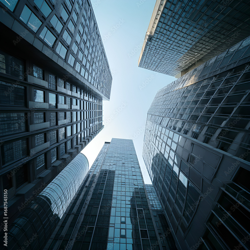 Fototapeta premium modern office buildings