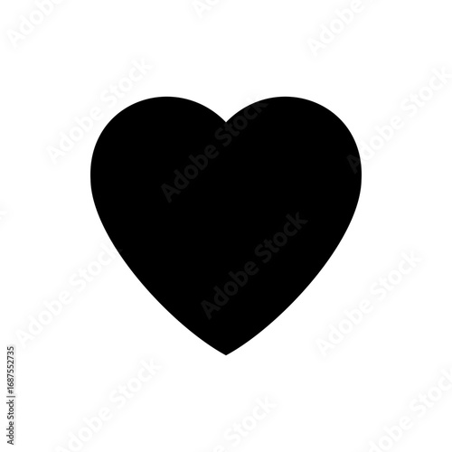 Love Icon Vector Illustration Glyph Version